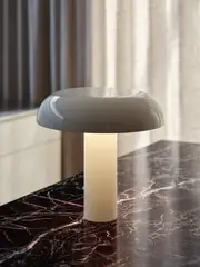 Arco 1 Light LED Table Lamp in White