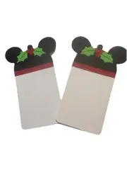 Mickey Mouse Inspired Gift Tags Set Of Two Handmade Beautiful