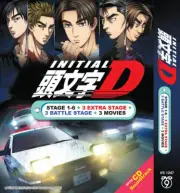 ANIME DVD INITIAL D Stage 1-6 +3 Movie +3 Extra Stage +3 Battle Stage +Free Ship