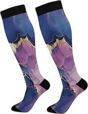 [Caihoyu] Compression Socks For Women & Men Compression Sock 15-20 mmHg for Nurses, Pregnancy, Flying, Running,Travel