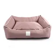 Ts Isleep Pink Linen Pet Bed