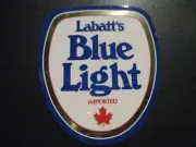 LABATT BLUE LIGHT Imported Shield Tap Handle Sticker craft beer brewery brewing