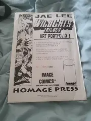 1993 WILDCATS JAE LEE TRILOGY KEEPSAKE ART FOLIO #I