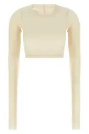 RICK OWENS 'Ls Crop T' T-Shirt