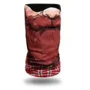 Beardo - Lumberjack Beard Printed HD Ski Mask Fleece Lined Face Warmer