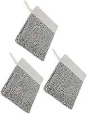 Ipetboom 3pcs Soap Exfoliating Bag Exfoliating Soap Bag Exfoliating Soap Pouch Flax