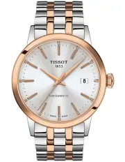 [Tissot] Classic Dream Swissmatic T1294072203100 Automatic Watch in Grey/Rose Gold