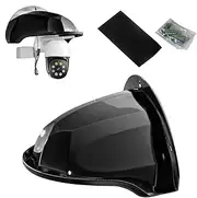 Camera Rain Cover Shield, Waterproof Protective Shade Camera Cover, Security Camera Rain Cover Housing, Protective Roof for Camera, Outdoor Security Cameras Protective Roof for Cameras Dome/Bullet