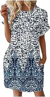 [Generic] Summer Deals Clearance Women,Dresses for Women 2024,Womens Denim Dress One Shoulder Pleated Dress High Waisted Dress Pants for Women 1920S Dresses for Women Plus(10-Watermelon Red,S)