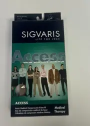 Sigvaris Basic Medical Compression Knee-Hi, 972CSLO66, Size SL, 20-30 mmHg