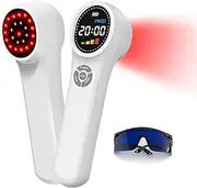 Toponechoice Near nfrared ed ight herapy Device, 4x980nm+4x810nm+16x660nm, ed ight herapy for ain elief, Handheld herapy Wand for Dogs Pets Cats Horses Equines Vets Animals Home
