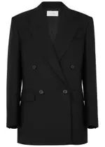 The Row Myriam Double-breasted Wool-blend Blazer - Black - 8 (UK12 / M) 8 (UK12 / M)