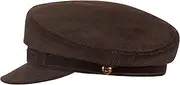 [Sterkowski] Breton Cap Style Cord Hat - Brown - Men-Adults - Cap - Hat