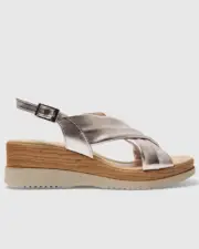 New Easy Steps Inca Rose Gold Metallic Sandals 41 Wide