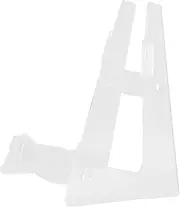 NULYLU Acrylic Violin Stand Thickened Transparent Holder for Ukuleles Bass and Fiddle Instruments Portable and Stylish Music Rack for Home and Use