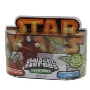 Star Wars Galactic Heroes & Playskool Emperor Palpatine & Yoda