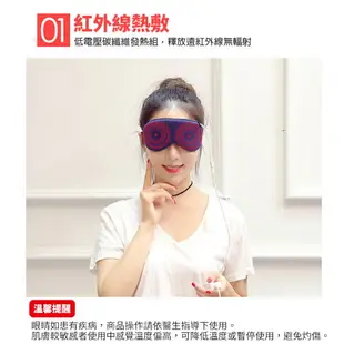 【遠紅外線！艾香草本】紅外線熱敷眼罩 USB眼罩 艾香熱敷眼罩 艾香加熱眼罩 熱敷眼罩 蒸氣眼罩【G1008】