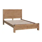 Bed Frame Queen Size In Solid Wood Veneered Acacia Bedroom Timber Slat Oak Queen Bed Frames