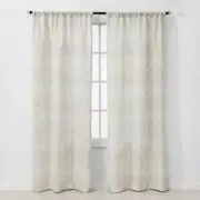 Project 62 Honeycomb Light Filtering Cream Curtains 2pc 40" x 84"