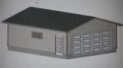 PERMIT READY 20' X 24' GARAGE PLANS WITH JOB SITE BLUEPRINTS AND MATERIALS LIST