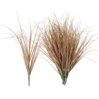 12pcs Simulation Grass Home Plant Decor Artificial Plants Adornments Grass Decor