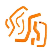 Orange For 1992-97 Toyota Corolla AE 101 102 111 4AFE 7AFE Radiator Coolant Hose (for: Toyota)
