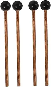 ibasenice 2 Pairs Drum Mallets Set: Reusable And Portable Drumsticks - Universal Percussion Tongue Drum Accessories For Music Practice Stage Performance