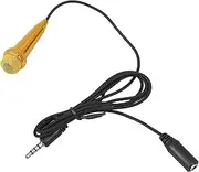 UPKOCH Miniature Microphone for Mobile Phone Portable Wired Mic for Podcasting Singing Interviewing Live Streaming Easy Plug Play Sound Compatible with Various Devices