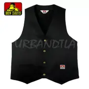 Ben Davis Men's Snap Front Solid Work Vest