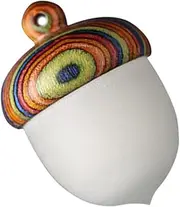 LABRIMP Luminous Acorn Pendant DIY Jewelry Charms Acorns Ornament Key Ring Decor