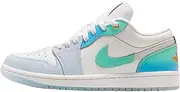 [Nike] Jordan 1 Low Women White/Emerald Rise-White FN8899-131 5.5