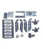 Warhammer 40k : Astra Militarum Leman Russ - Accessories handles & Exhaust Bits