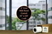 36lb Coated Bond 30" x 100' Inkjet Presentation Paper HP Canon Epson Plotter