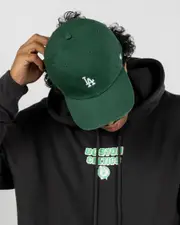 [Forty Seven] Forty Seven Men's Los Angeles Dodgers '47 Clean Up Cap in Dark Green One Size Dark Green