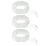 3pcs Double Sided Nano Tape 10FT x 1.2" x 0.08" Clear Adhesive Mounting Tapes