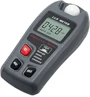 Light Meter, Digital Lux Meter, 20000 Fc/200000 Lux Non-Contact Photography Photometer Handheld LCD Screen For School Office Industry Warehouse Laboratory
