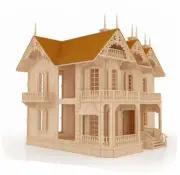 The Victorian Gothic Mansion – Stunning Puzzle Doll House The Enchanting Abode