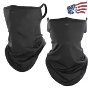 Face Mask Bandana Balaclava Neck Gaiter Breathable Scarf Headwrap with Loops Ear