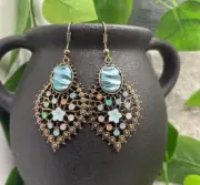 2.5” Bronze-tone Earring Set Bohemian Retro Drop Dangle New Free Ship B1762