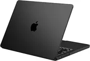 EooCoo Compatible for MacBook Pro 16 inch Case 2025 2024-2021 M4 M3 M2 M1 A3403 A3186 A2991 A2780 A2485, [100% Match Space Black] [Anti-Fingerprint] Hard Shell&Keyboard Skin, Space Black