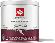 illy Coffee iperEspresso Capsules - Single-Serve Coffee Capsules & Pods - Single Origin Coffee Pods – Guatemala Bold Roast, Notes of Chocolate - For iperEspresso Capsule Machines – 21 Count