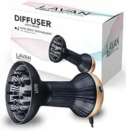 Diffuser Hair Dryer for Curly Hair – Ionic Technology Hair Dryer with Adjustable Heat & Speed Settings for Frizz-Free, Defined Curls, Lightweight Hair Dryer, Wavy And Curly Hair