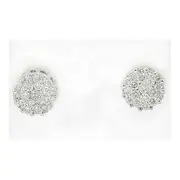 1/2CT-Diamond FLOWER EARRINGS