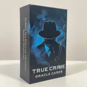 True Crime Oracle Deck, Tarot Cards for Beginners, 12x7cm Psychological 80-cards