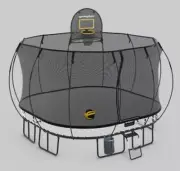 Springfree Large Square Trampoline 11 ft - Sports Accessory Bundle