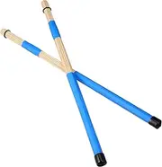 Abaodam 1Pair Bundle Bamboo Drum Sticks Durable Percussion Instrument Sticks for Drummers Smooth and Comfortable Use Random Color for Drum Kits and Jazz Performances Random Color