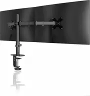 Dual Arm Monitor Stand - Desk Computer Monitor Mount Stand Bracket for 2 Screens