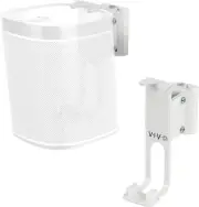 VIVO White Dual Wall Mount Brackets Designed for Sonos One, SL, and Play:1 Audio