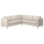 PÄRUP corner sofa, 4-seat, Gunnared beige