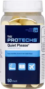 Flents Foam Ear Plug for Sleeping, Snoring, Loud Noise 50 Pair